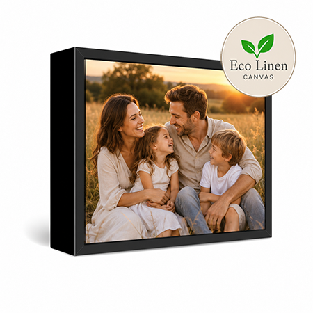 10x15" Framed Eco Linen Canvas Print