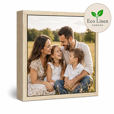 12x12" Framed Eco Linen Canvas Print