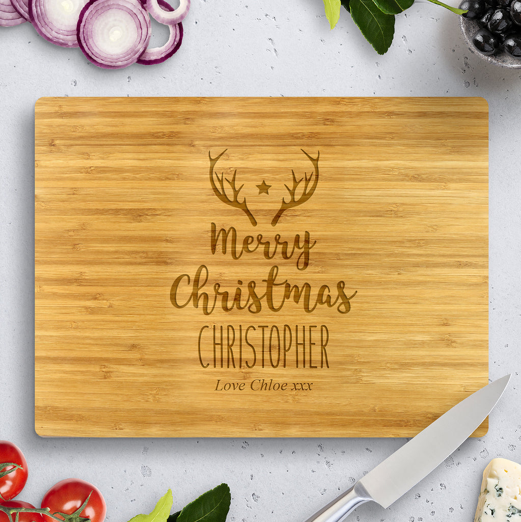 Antler Bamboo Cutting Board 28x20