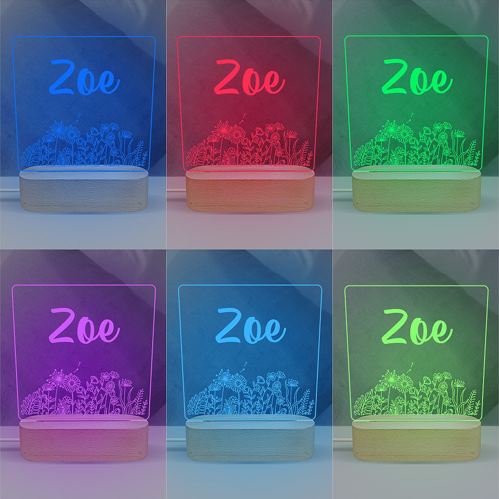 Flowers Night Light