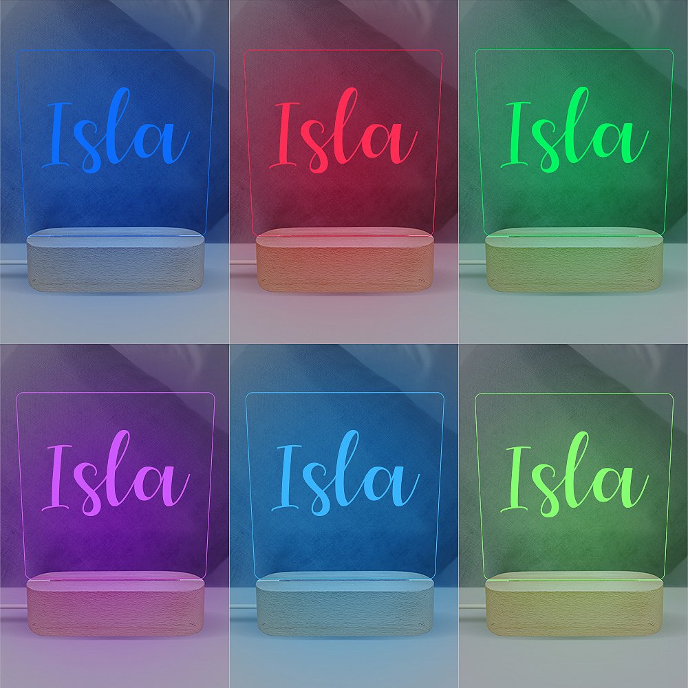 Name Night Light