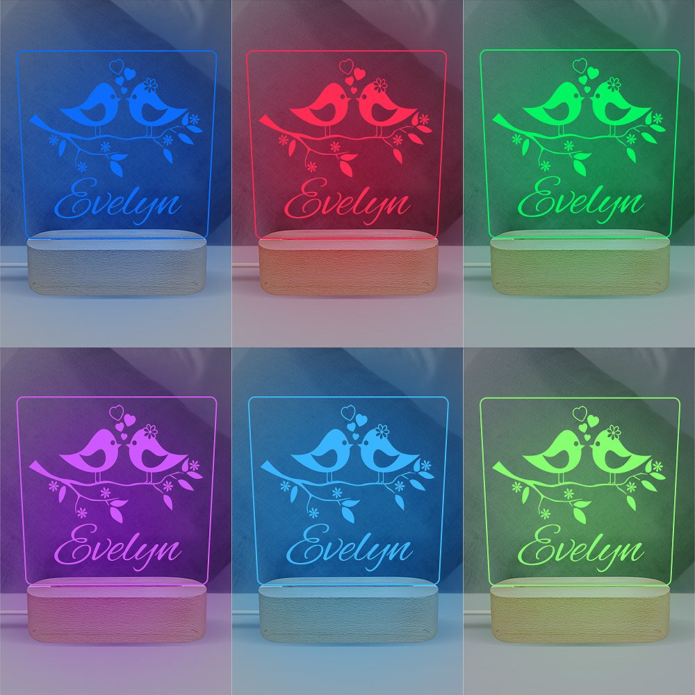Two Birds Night Light