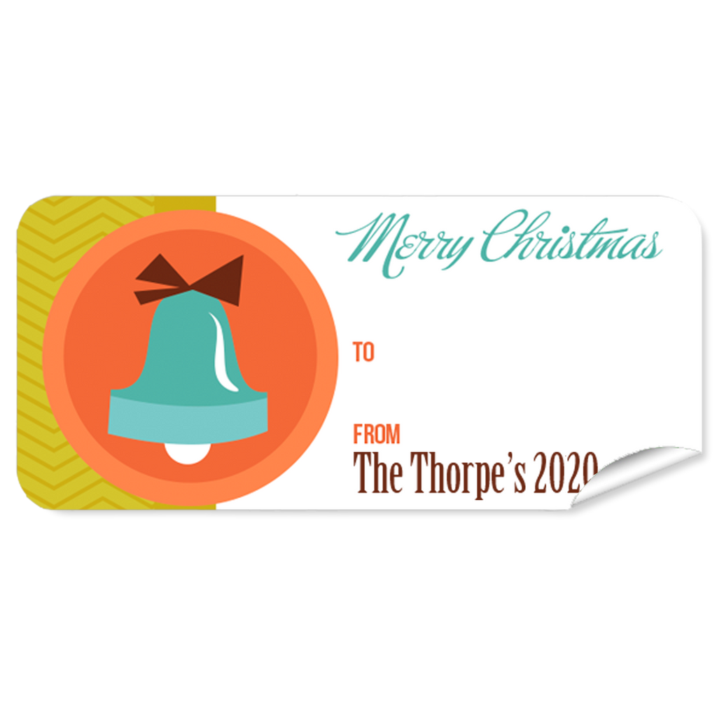 Bells 27pk Labels Christmas