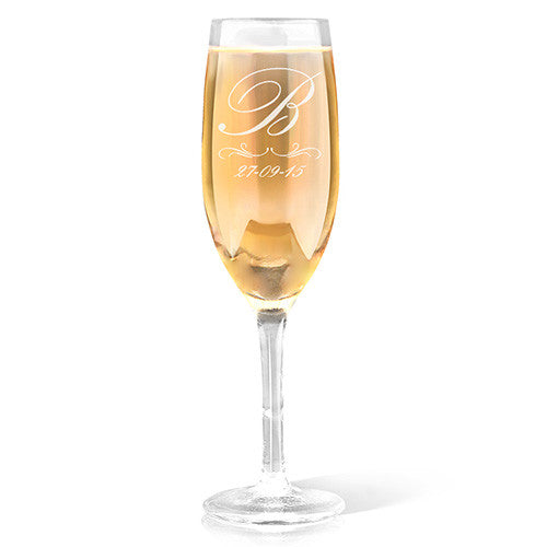 Initial Design Champagne Glass