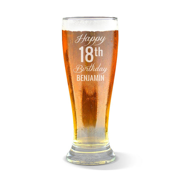 Fancy Happy Birthday Premium 425ml Beer Glass – Harvey Norman