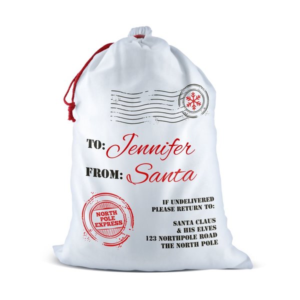 North Pole Santa Sack