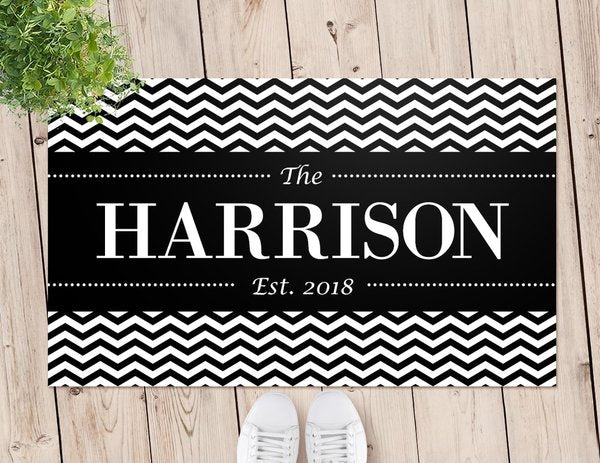 Chevron Door Mat