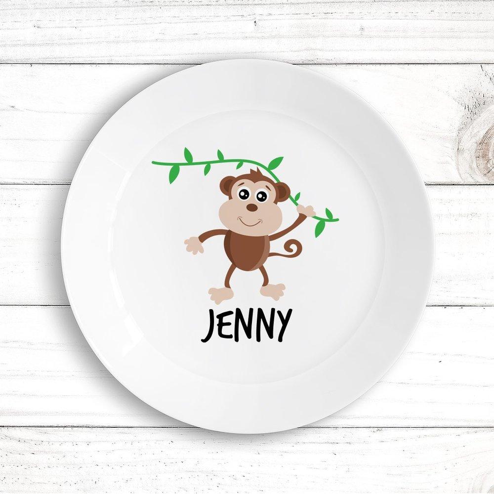 Monkey Kids Plate