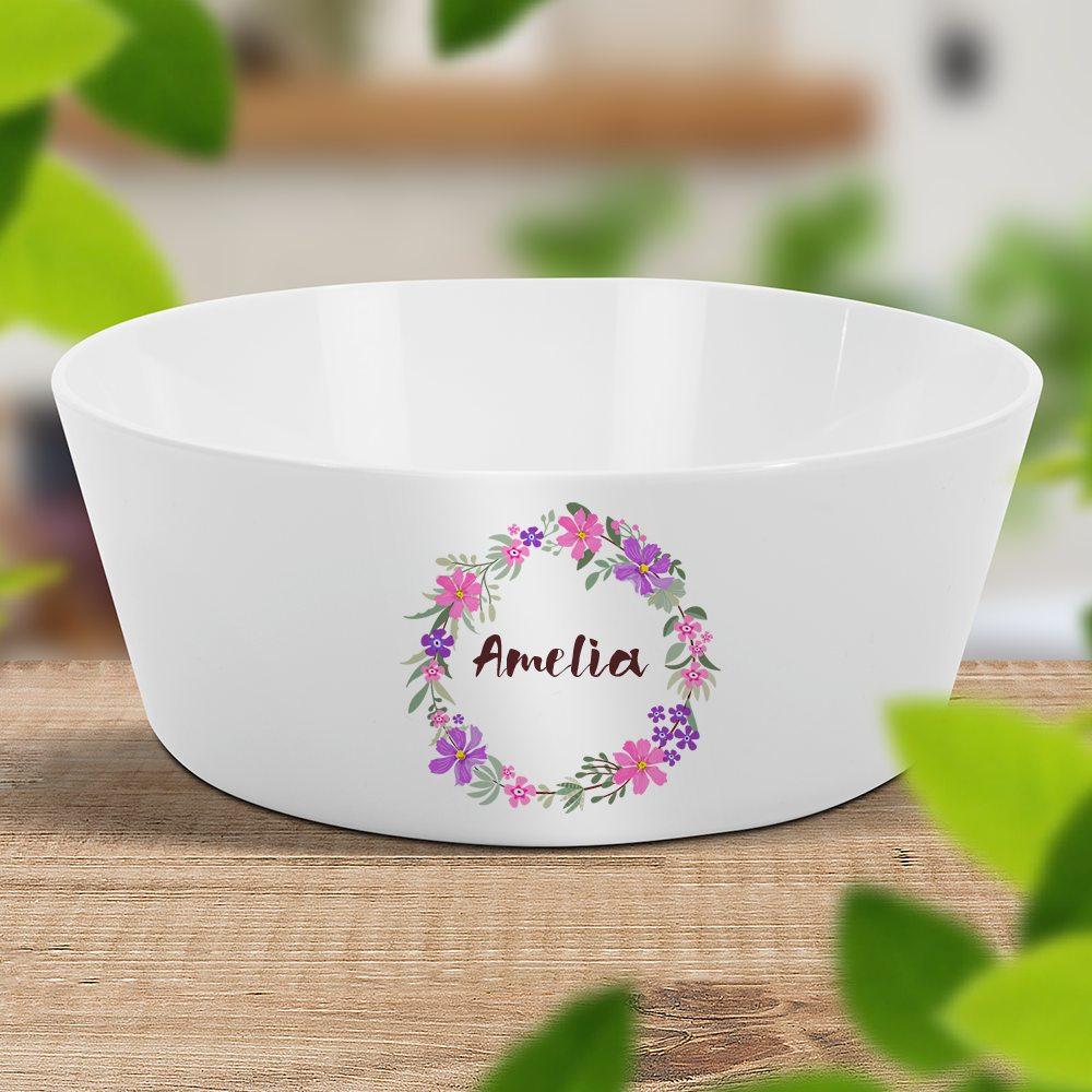 Flower Wreath Kids Bowl