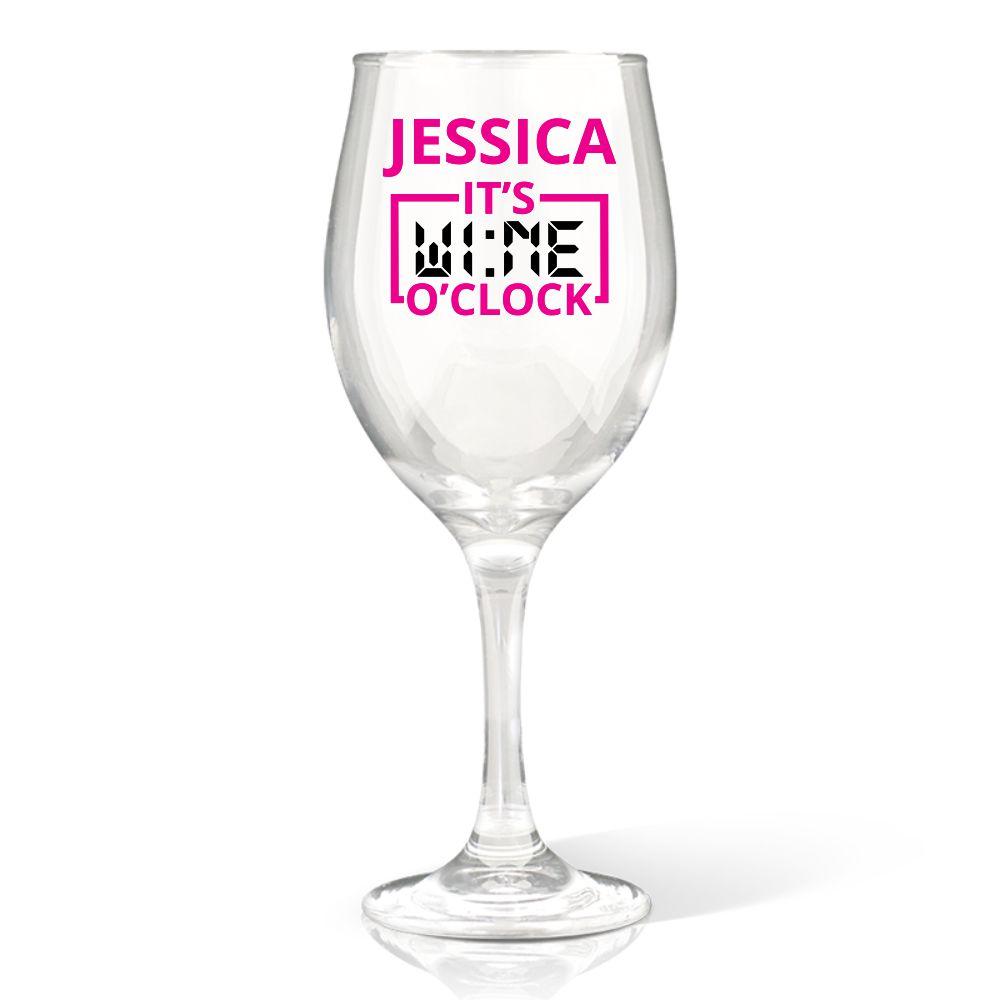 O'Clock Wine Glass