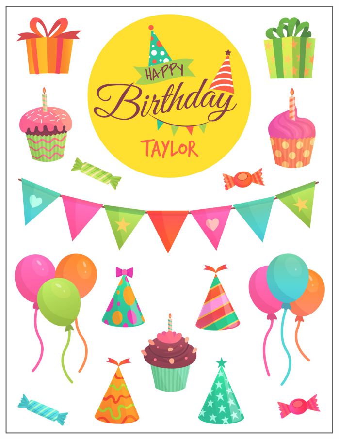 Party Hat Sticker Pack