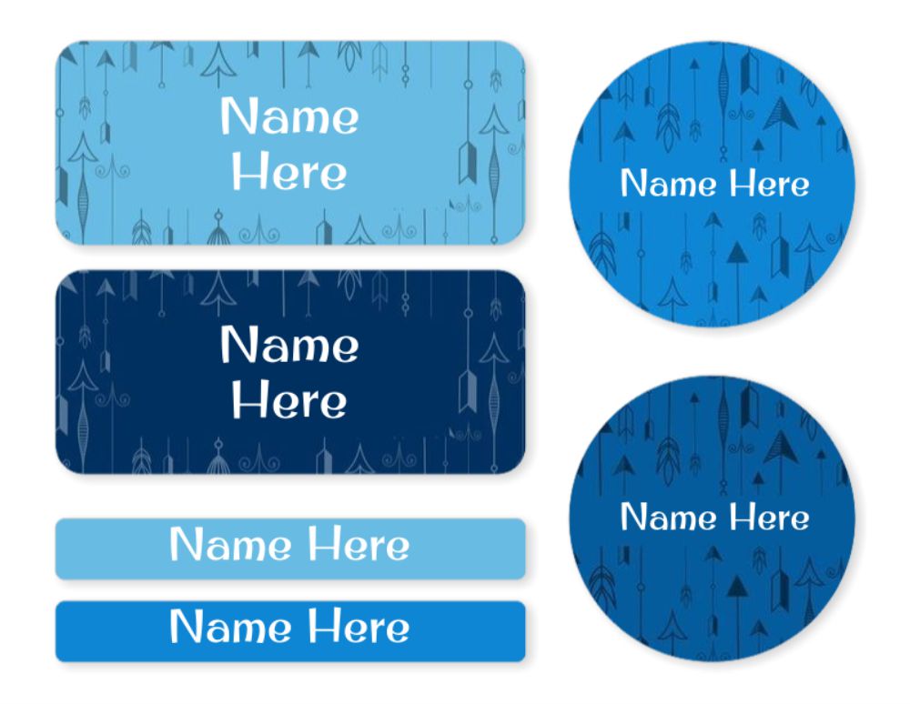 Arrows Mixed Name Label Pack