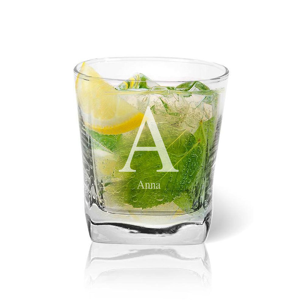 Letter Tumbler Glass