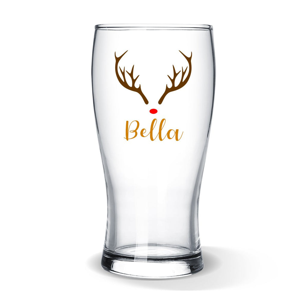 Reindeer Standard Beer Glass