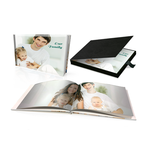 8 x 11" Premium Personalised Padded Cover Book in Presentation Box