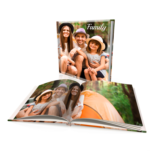 8x8" Premium Personalised Padded Cover Book