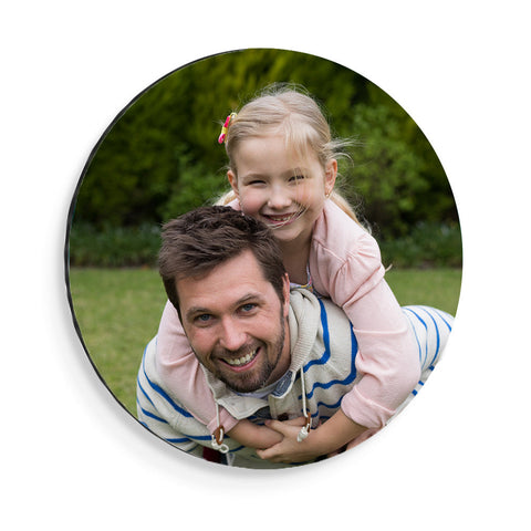 24" Round Metal Print
