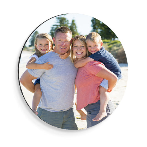 30" Round Metal Print