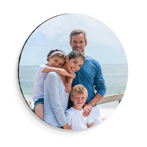 12" Round Metal Print