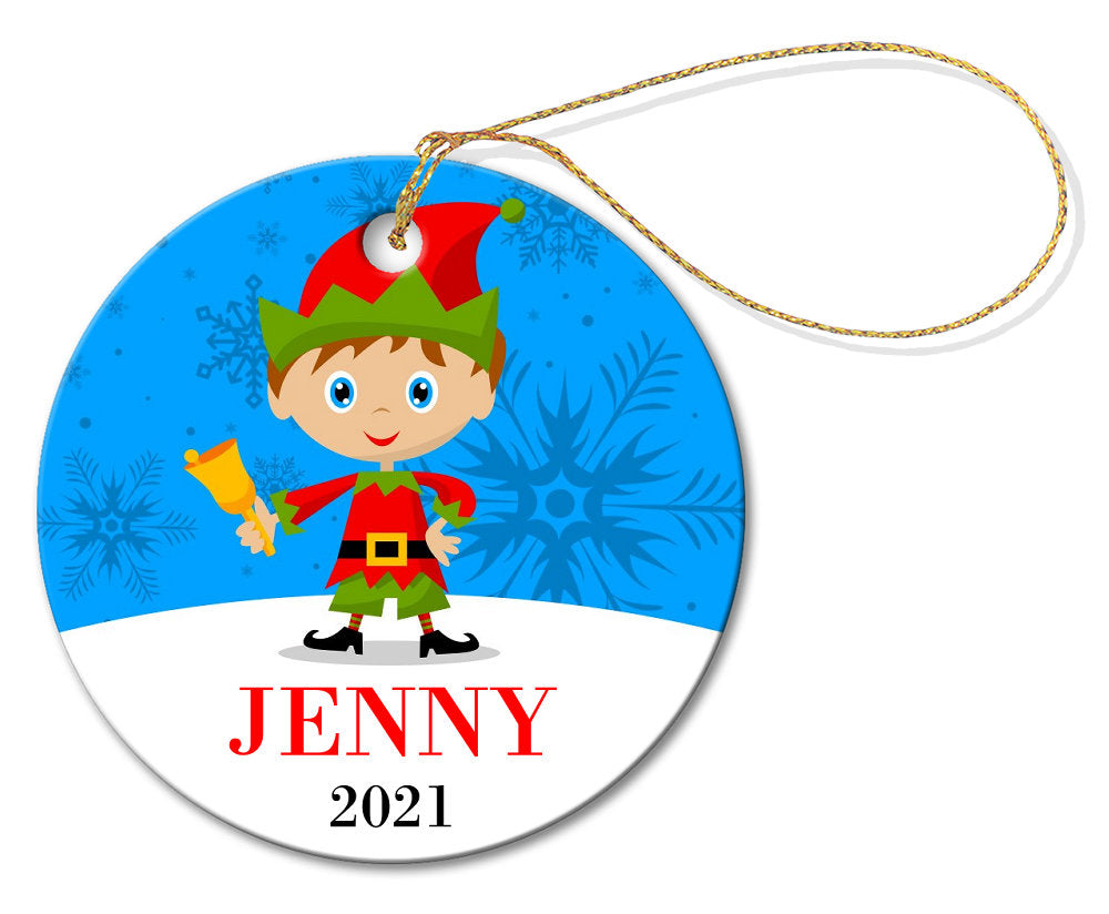 Elf Round Decoration
