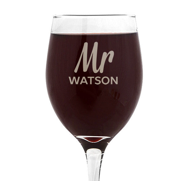 Mr Design Wine 410ml Glass