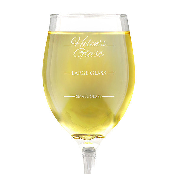 Person's Design Wine 410ml Glass