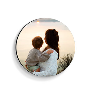 12" Round Metal Print