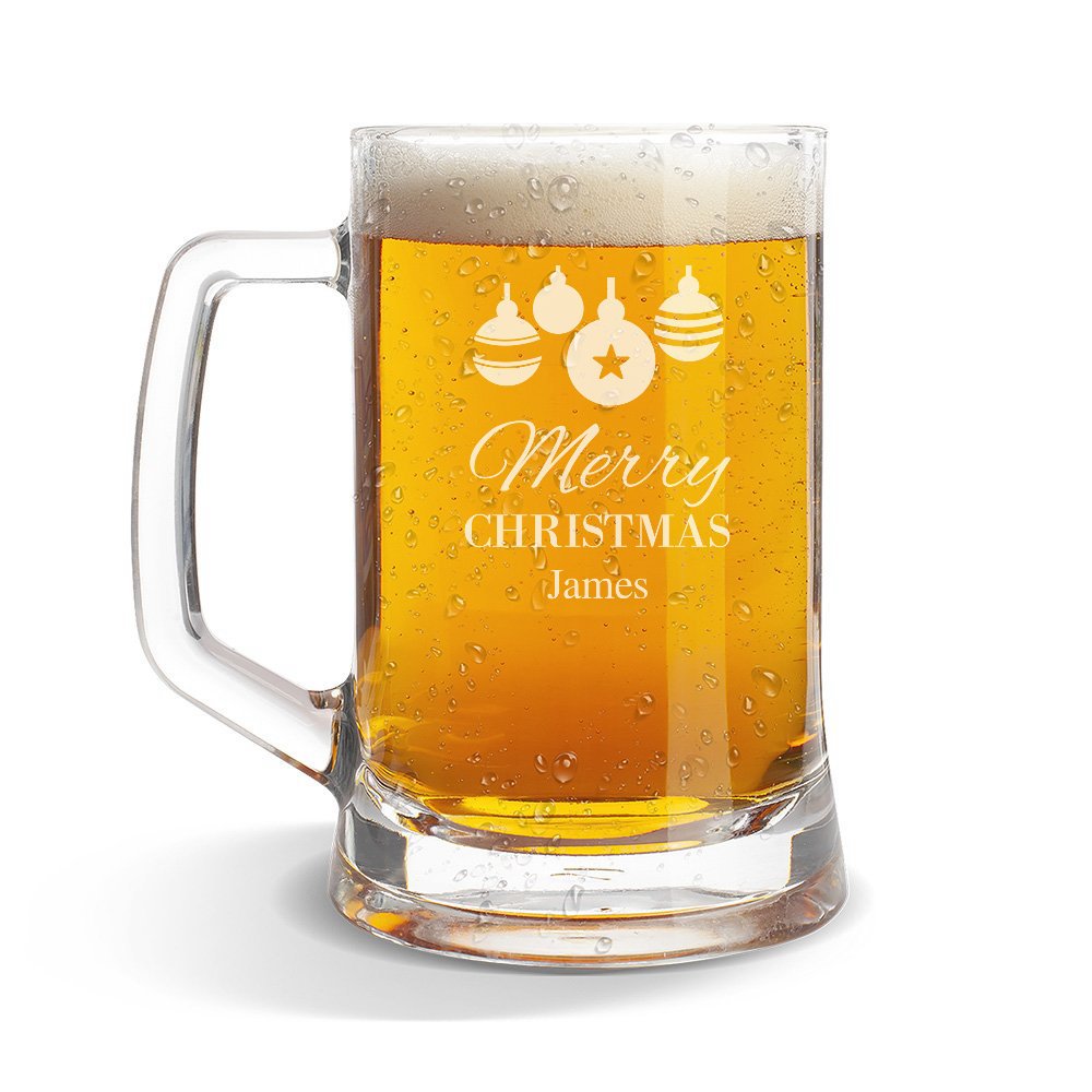 Bauble Glass Beer Mug