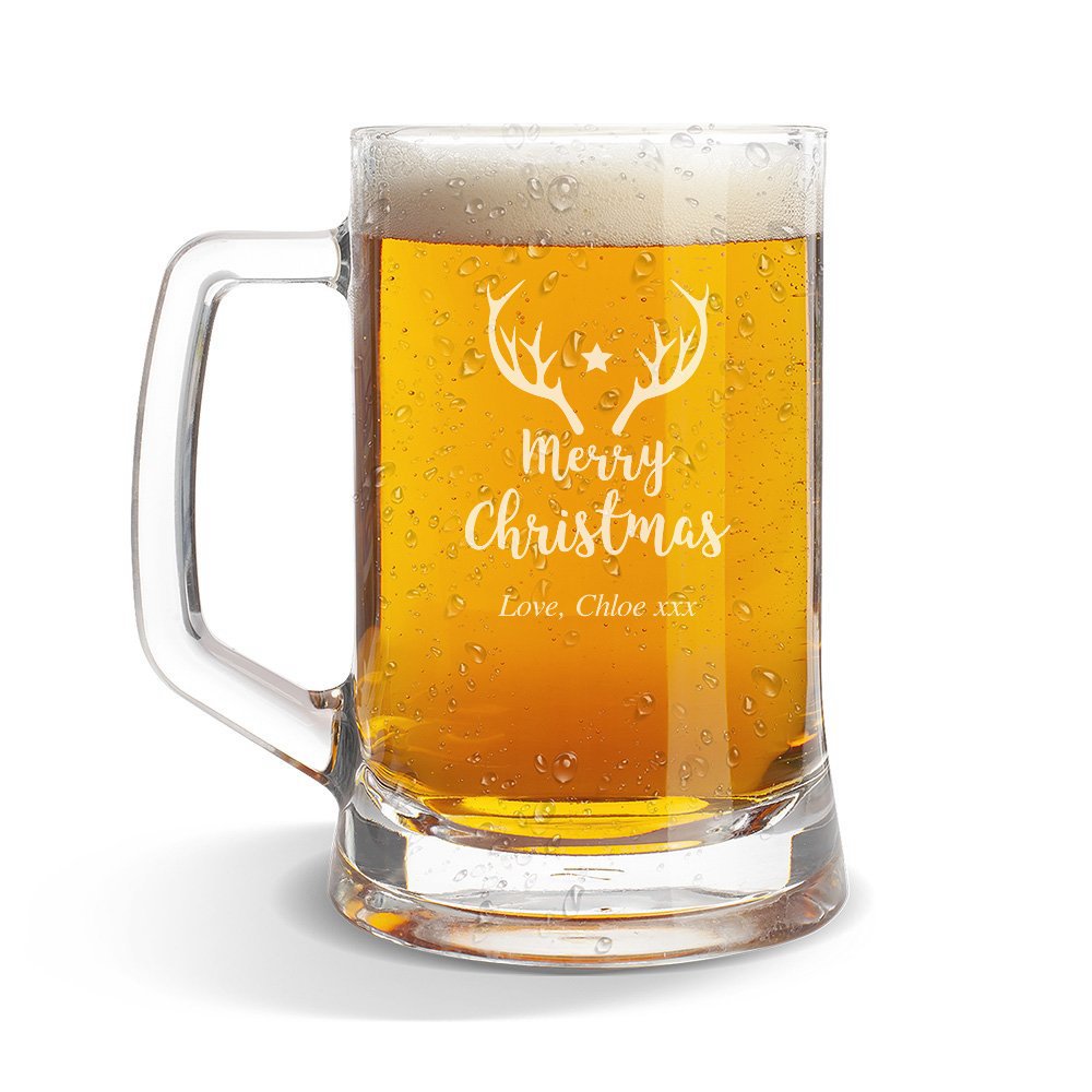 Star Glass Beer Mug