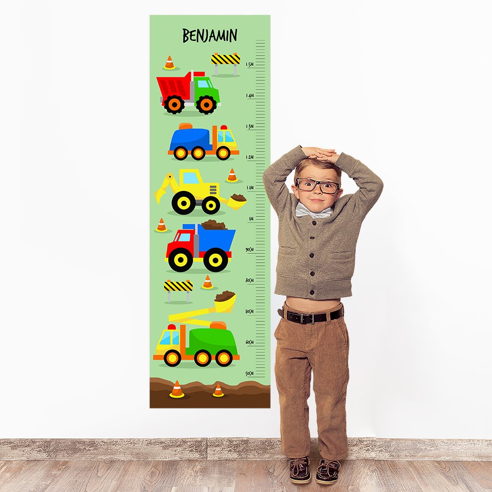 Little Digger Wall Decal Height Chart