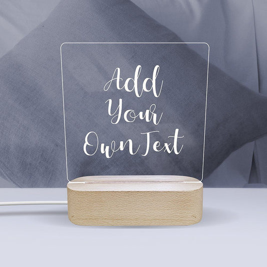 Add Your Own Message Night Light