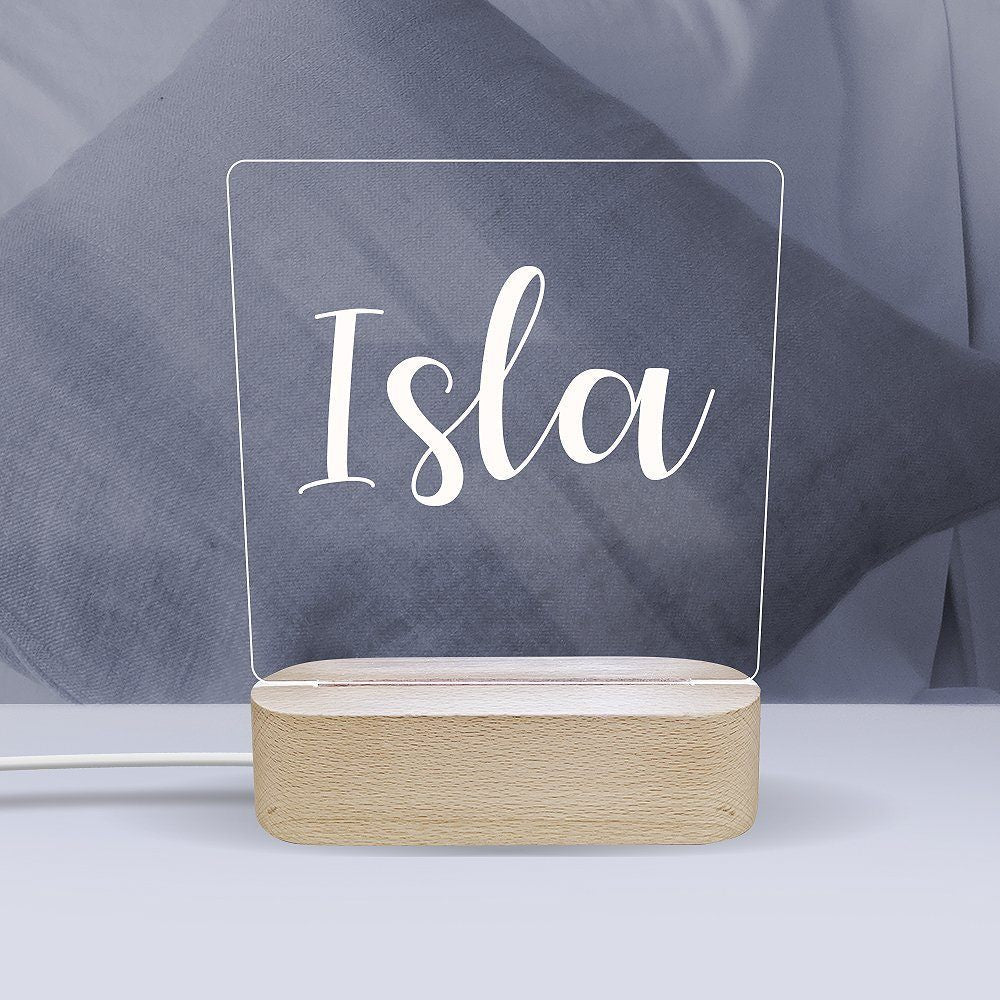 Name Night Light