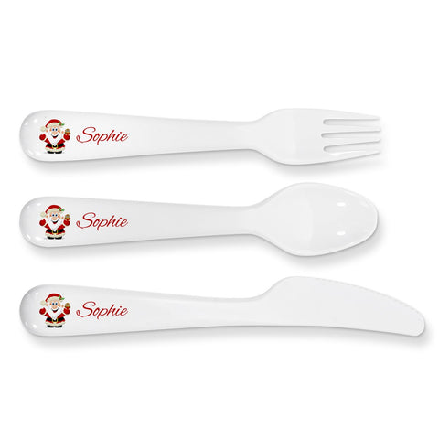 Jolly Santa Kids' Cutlery Set