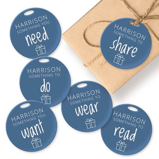 Acrylic Gift Tag - Set of 6