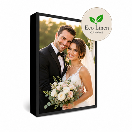10x15" Framed Eco Linen Canvas Print