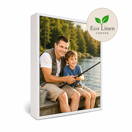 10x15" Framed Eco Linen Canvas Print