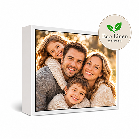 10x15" Framed Eco Linen Canvas Print