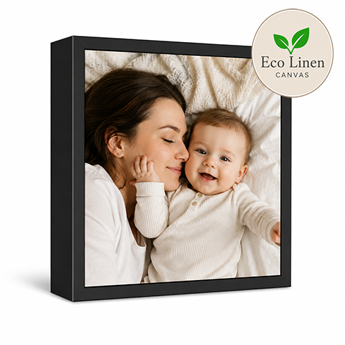 12x12" Framed Eco Linen Canvas Print