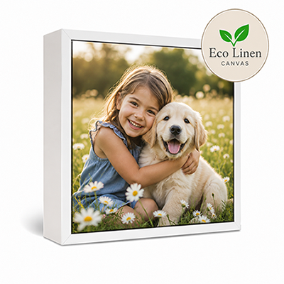 12x12" Framed Eco Linen Canvas Print