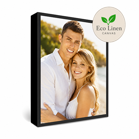 12x18" Framed Eco Linen Canvas Print