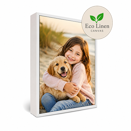 12x18" Framed Eco Linen Canvas Print