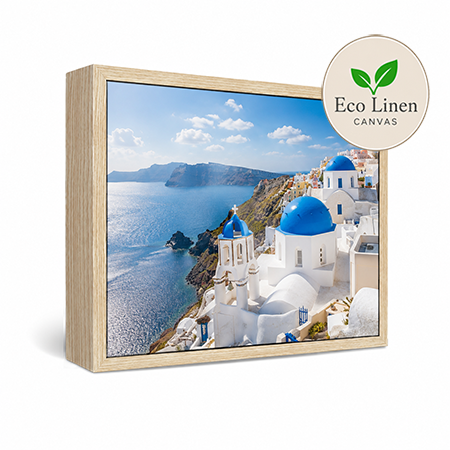 16x20" Framed Eco Linen Canvas Print