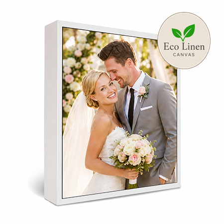 16x20" Framed Eco Linen Canvas Print
