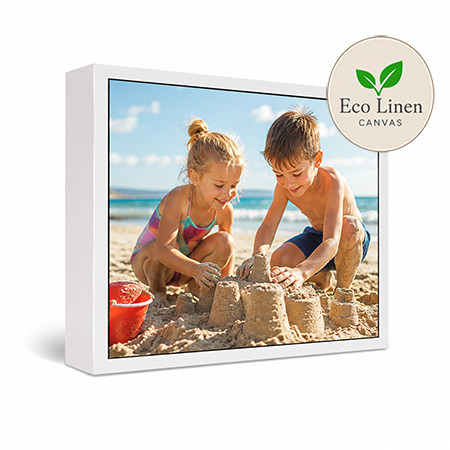 16x20" Framed Eco Linen Canvas Print