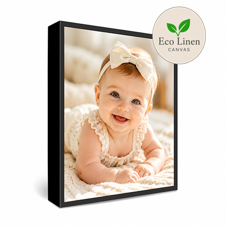 16x24" Framed Eco Linen Canvas Print