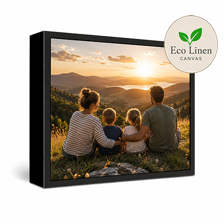 16x24" Framed Eco Linen Canvas Print