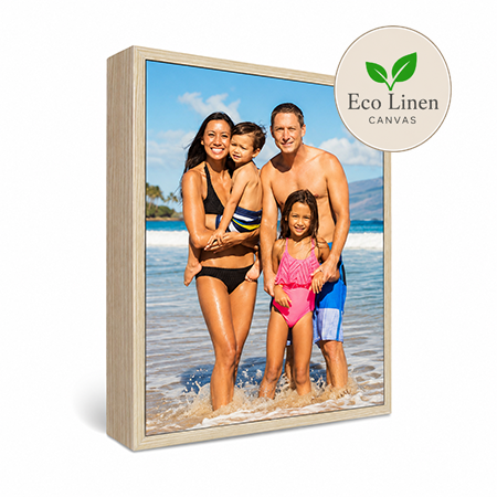 16x24" Framed Eco Linen Canvas Print