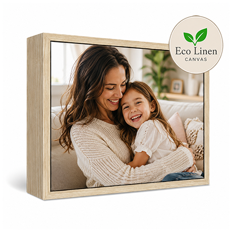 20x30" Framed Eco Linen Canvas Print