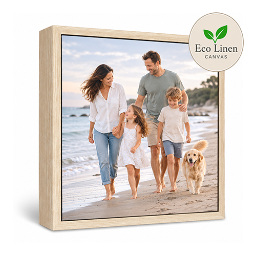 24x24" Framed Eco Linen Canvas Print