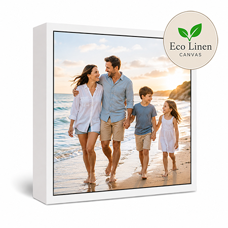 24x24" Framed Eco Linen Canvas Print